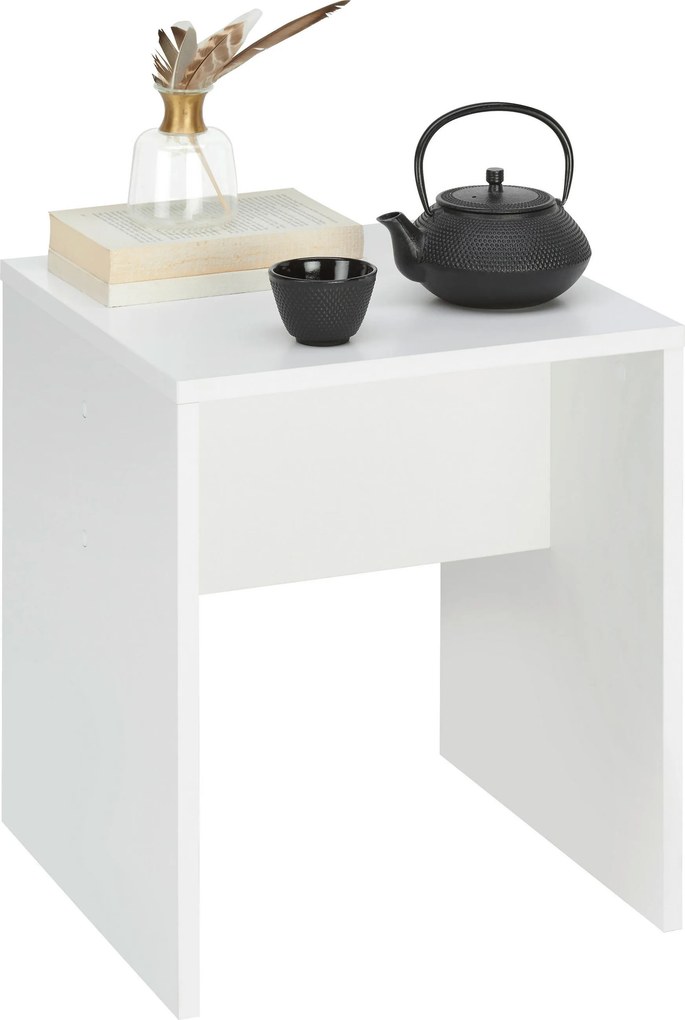 XXXLutz TABURETKA, kompozitné drevo, 40/45/40 cm Hom`in - Kreslá - 001803069021