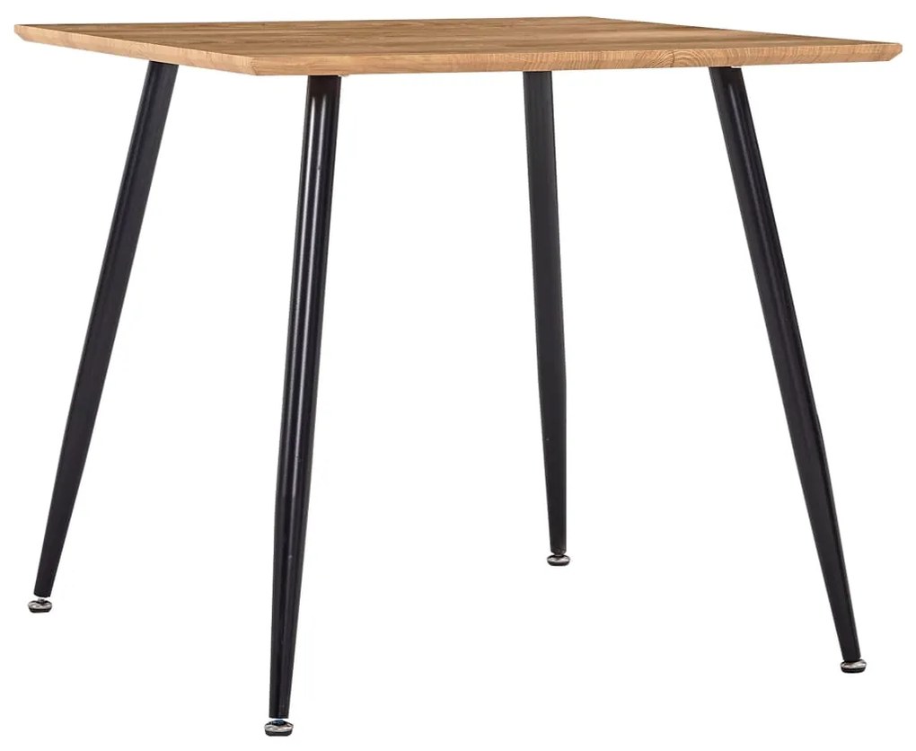 Jedálenský stôl, dubovo čierny 80,5x80,5x73 cm, MDF 248299