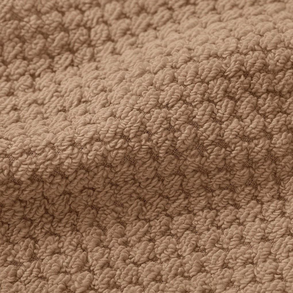 Goldea bavlnený froté uterák / osuška micro pure - škoricový 30 x 50 cm