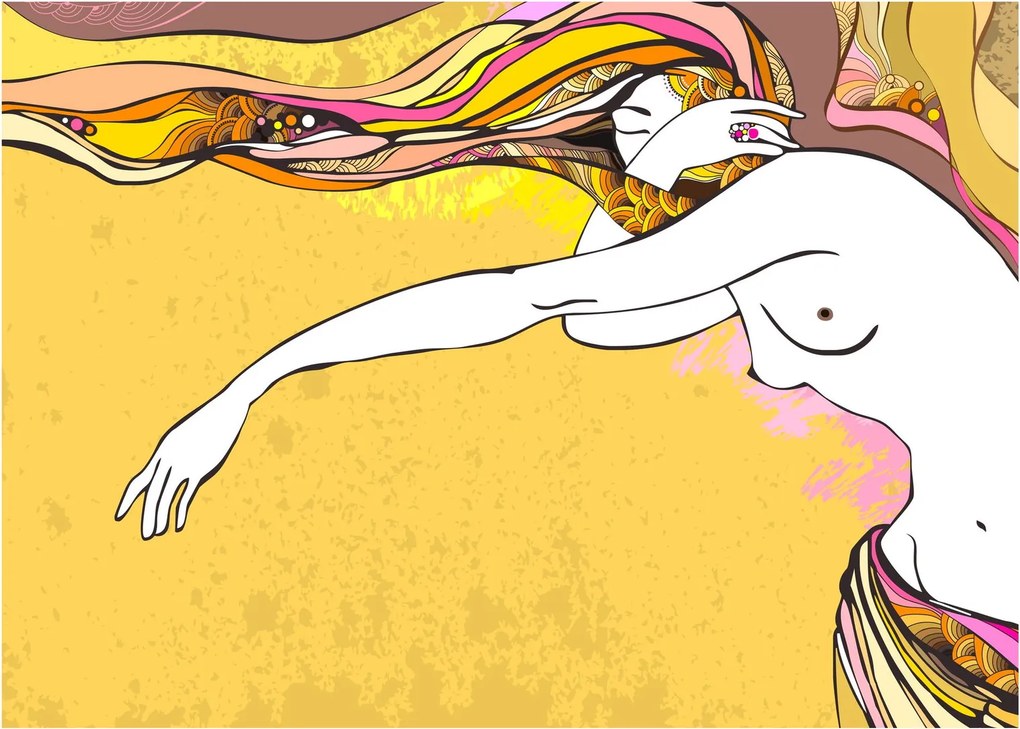 Obraz - Dievča (70x50 cm)