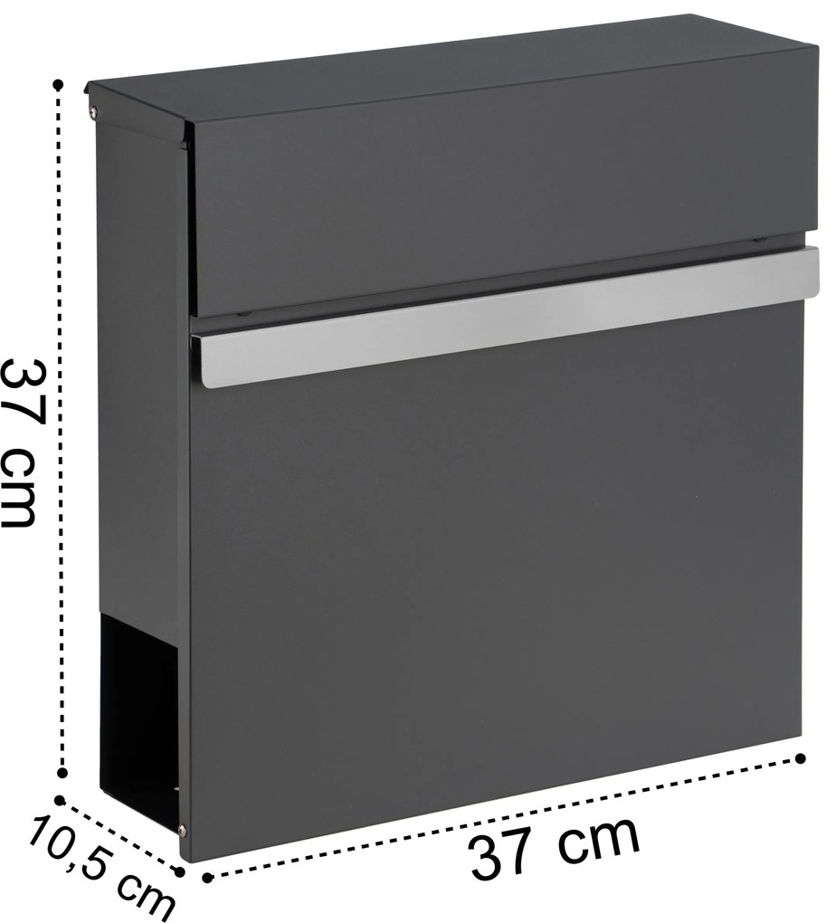 Poštová schránka NORTON antracitová