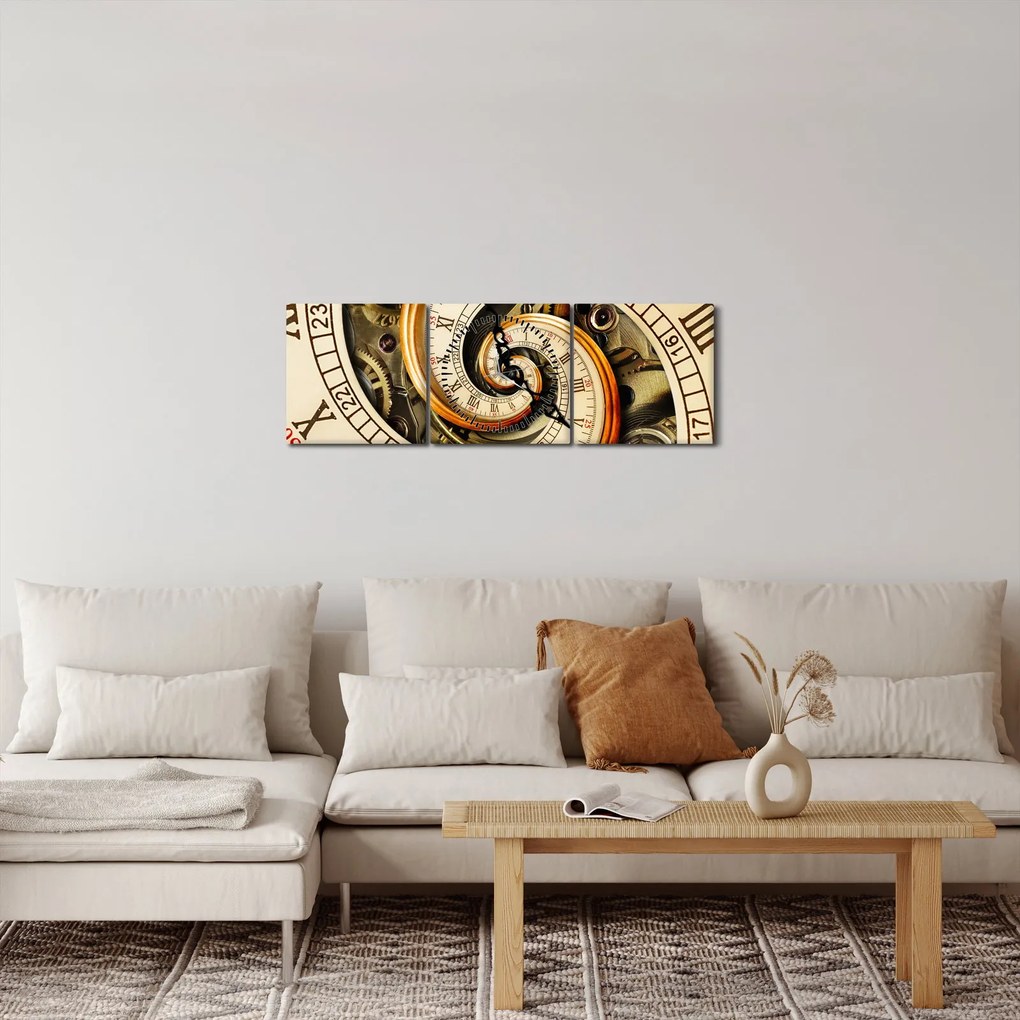 Obraz hodín (s hodinami) (90x30 cm)