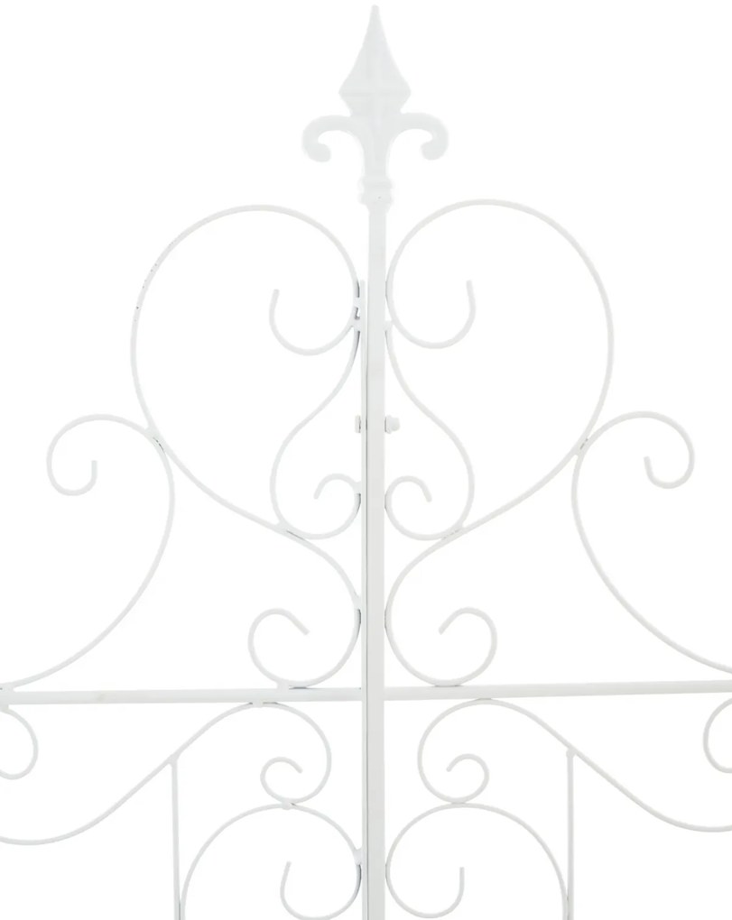 Mriežka na popínavé rastliny Mandevilla - 133 x 99 cm - Biela