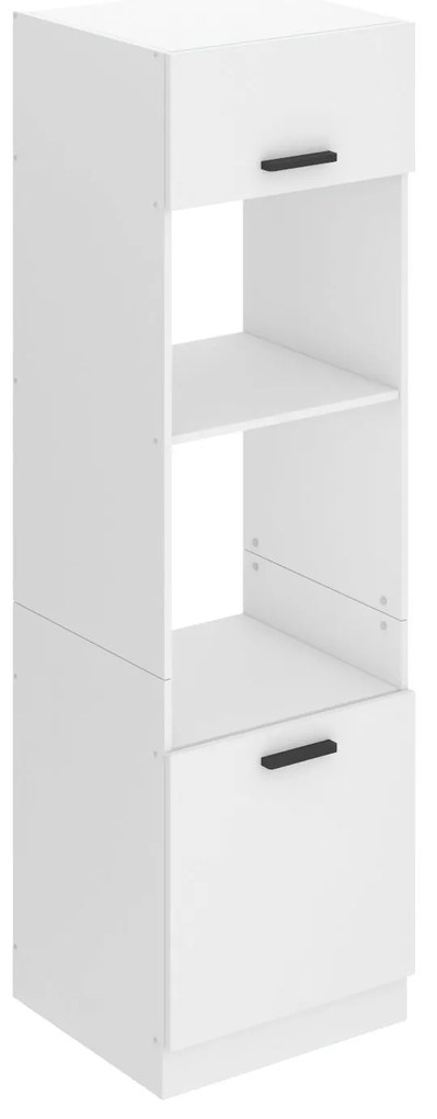 Vysoká kuchynská skrinka Belini Premium Full Version pre vstavanú rúru 60 cm biely mat