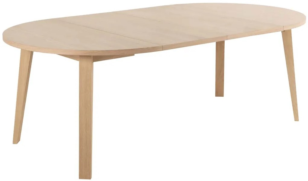 Rozkladací jedálenský stôl A-line 120/220 cm bielený dub