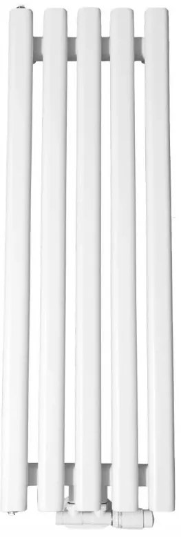 Regnis Lazur LA, vykurovacie teleso 330x1800mm so stredovým pripojením 50mm, 705W, biela matná, LAZURLA/1800/330/D5/WHITE