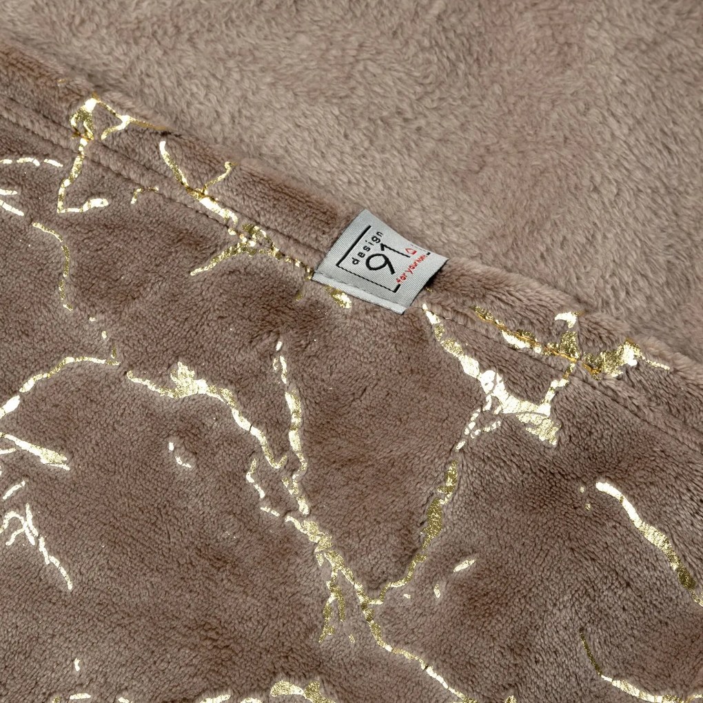 DEKA GLAMO 200X150 CM BÉŽOVÁ