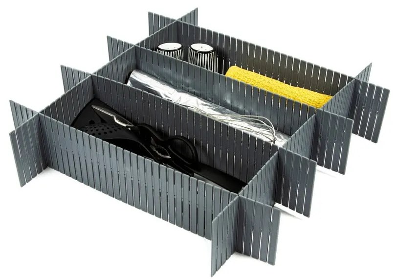 Sada 6 organizérov do zásuvky Compactor Duro