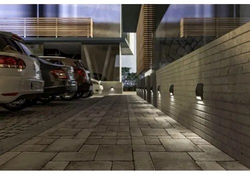 Panlux PN42100023 Záhradné LED nástenné svietidlo Leon square antracit, 4 W
