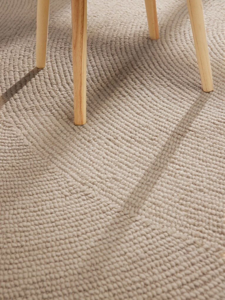 Hanse Home, Kusový koberec Eleni 106221 Hellbeige kruh, 150x150 (priemer) kruh, béžová, obývacia izba