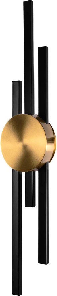 Toolight Toolight, Nástenné svietidlo LED APP1437-W BLACK GOLD, OSW-07685