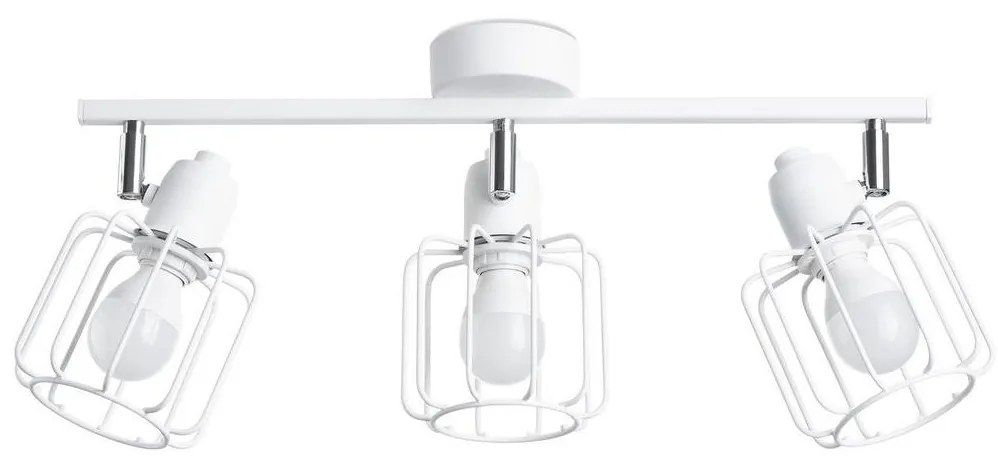 Sollux SL.1113 - Bodové svietidlo BELUCI 3xE14/40W/230V biela SLX0898