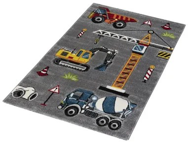 Koberce Breno Kusový koberec DIAMOND KIDS 24220/95, sivá, viacfarebná,160 x 230 cm