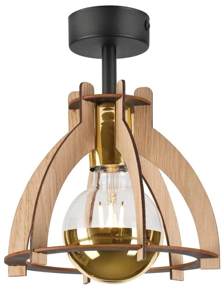 Prisadený luster LANDO 1xE27/15W/230V dub