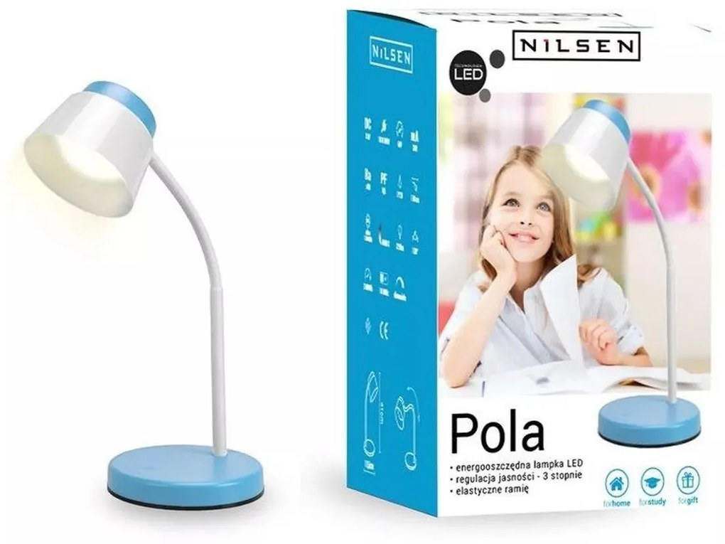 Stolná lampa Pola Nilsen LED BLUE MA010 MA010