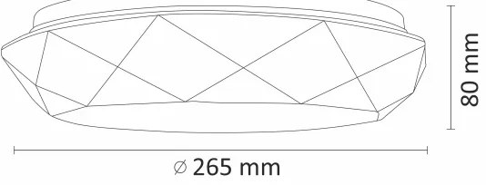 LED Kúpeľňové stropné svietidlo GALAXY LED/12W/230V