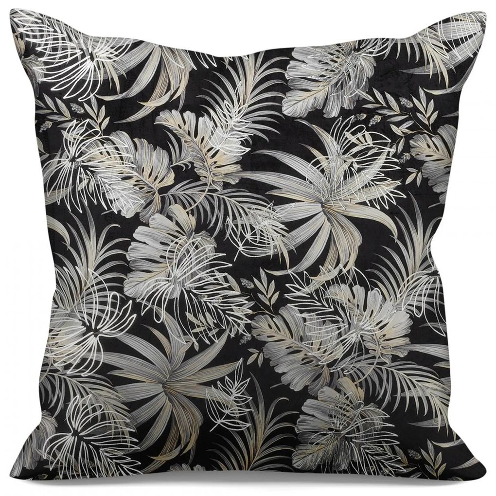 DEKORAČNÁ OBLIEČKA NA VANKÚŠ RODOS 40X40 CM LISTY