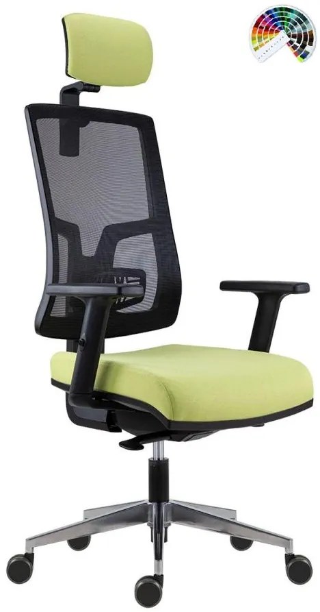 ANTARES Kancelárska stolička 1690 SYN SL NEW PURE PDH čalúnenie BLOOM koženka