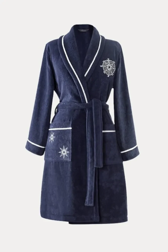 Soft Cotton Dámsky krátky župan MARINE LADY