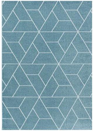 Koberce Breno Kusový koberec EFOR 3715 Blue, modrá, viacfarebná,120 x 170 cm