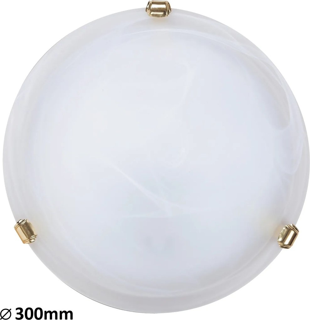 Rabalux ALABASTRO 3201 prisadené svietidlo 1x60W | E27 | IP20 - biely alabaster