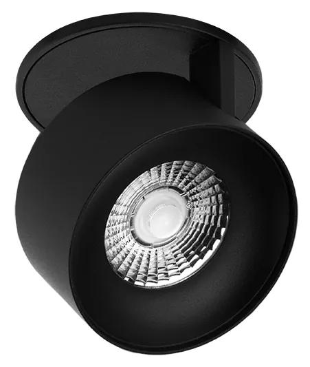LED2 21507233DT KLIP zápustné bodové svietidlo nastaviteľné LED D77mm 11W/770lm 2700K TRIAC čierna, čierna