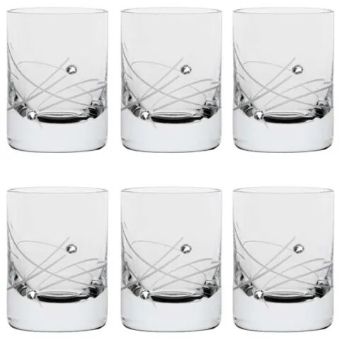 Celebration crystals Poháre na destiláty CRYSTALS MODERN 30 ml, 6 ks