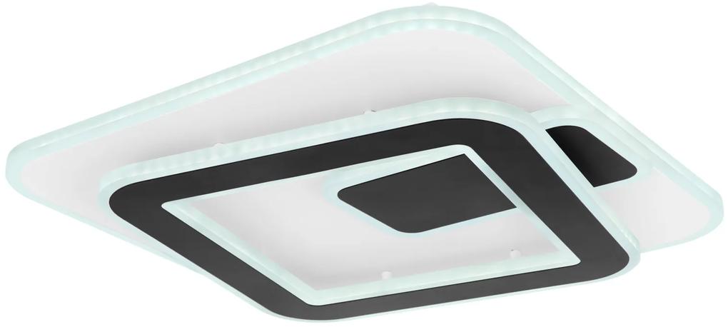 GLOBO Stropné LED moderné prisadené osvetlenie RODAN, 36W, teplá biela-studená biela, 40x40cm, hranaté
