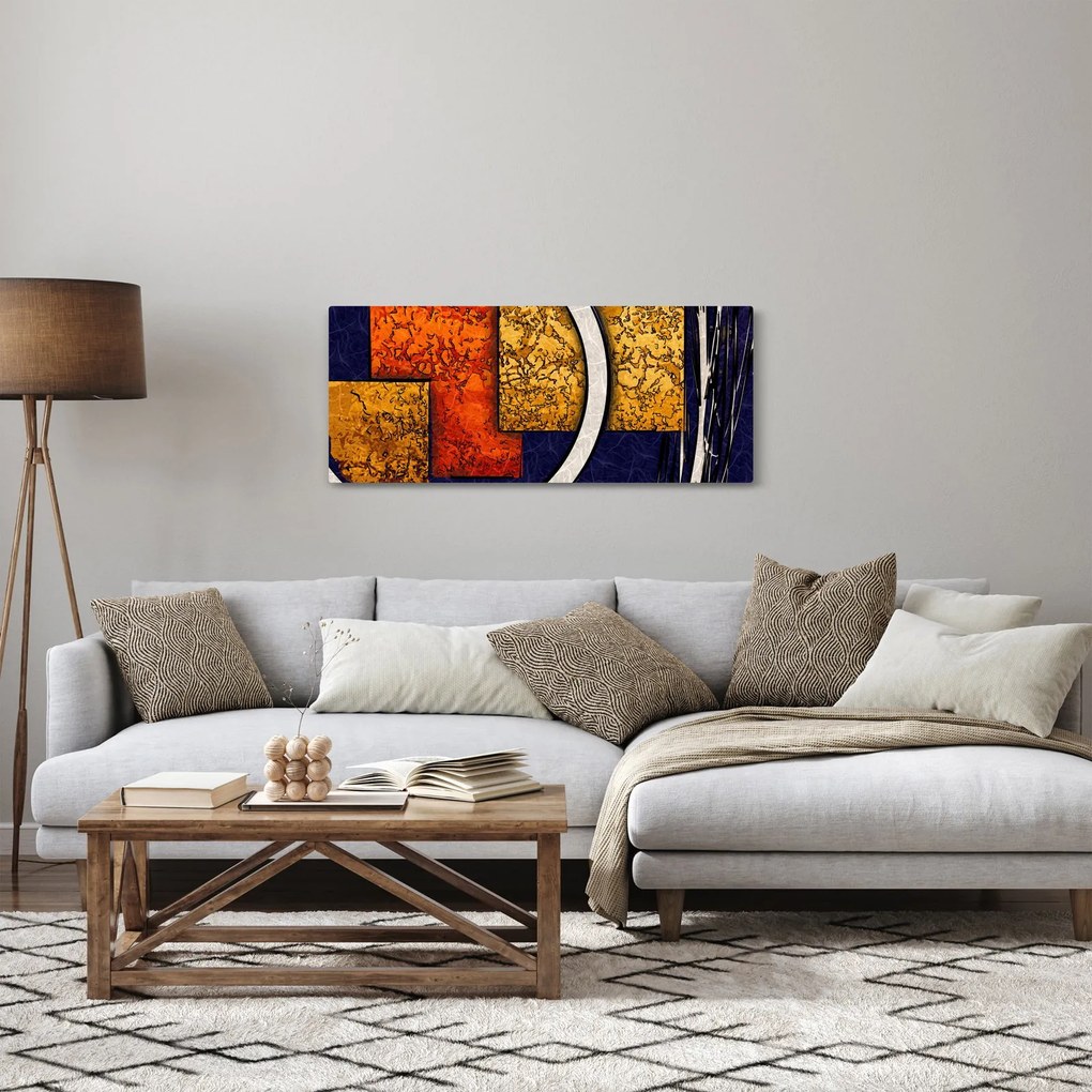 Obraz abstrakcie (120x50 cm)