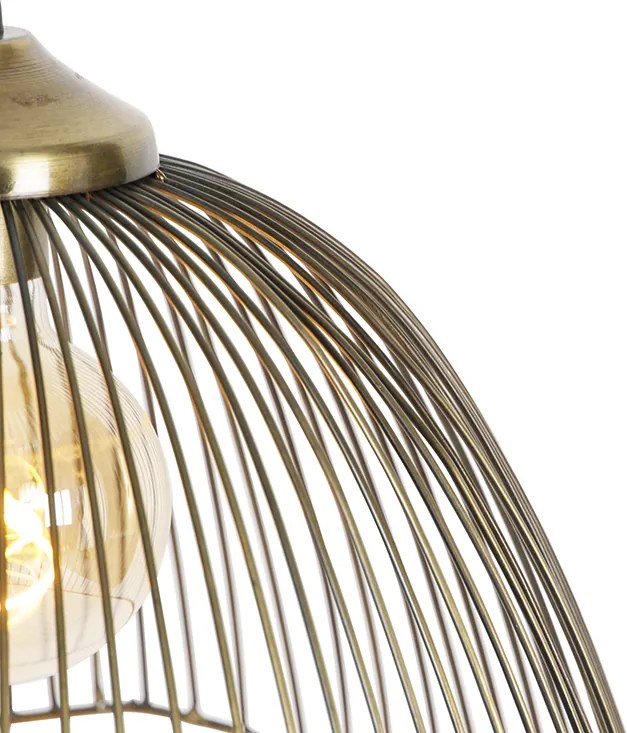 Dizajnové závesné svietidlo mosadz 39,8 cm - Pia