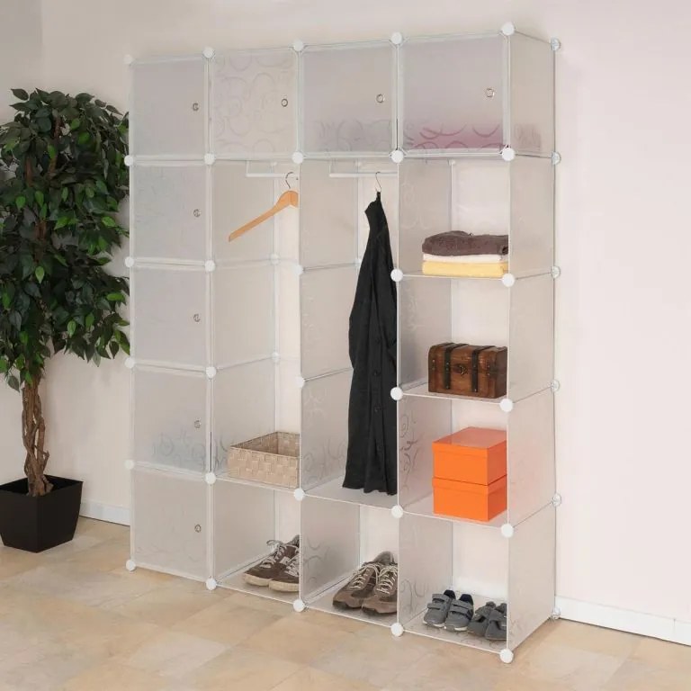 Divero 70655 Transparentný regál - zásuvný systém