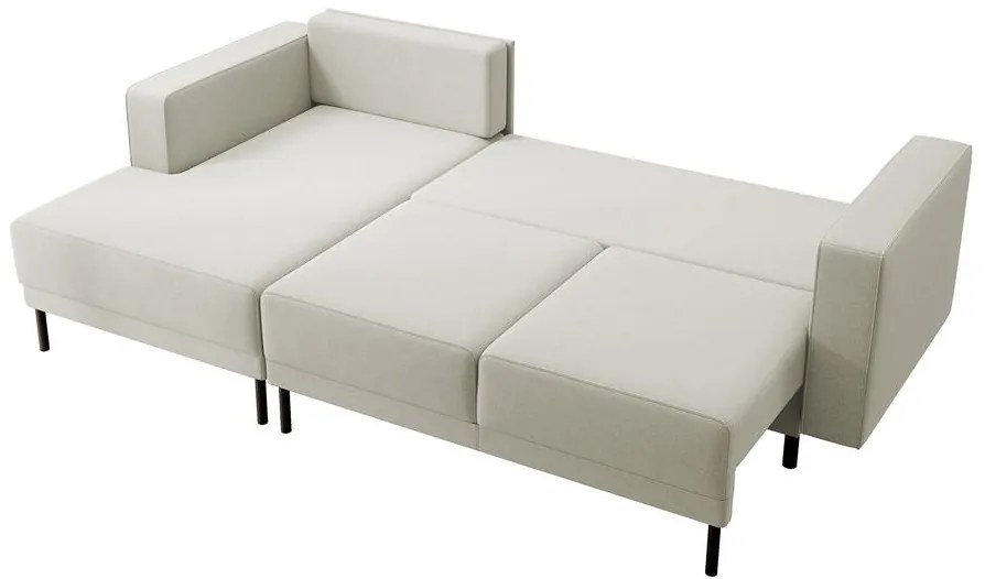 Rohová sedacia súprava Rodriguez mini (L) (béžová + čierna). Vlastná spoľahlivá doprava až k Vám domov. 1099555