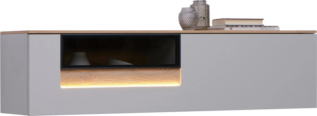 XXXLutz ZÁVESNÝ DIEL, sukový dub, svetlosivá, 150,3/37,8/36 cm Dieter Knoll - Obývacie steny - 001770000717