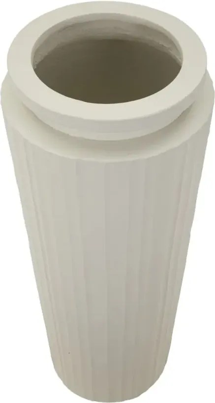 Váza High Pot 80 cm krémová