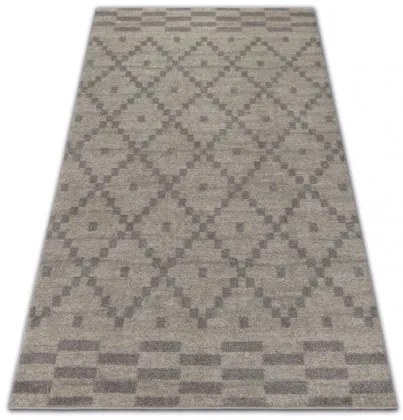 Koberec SOFT 8047  krém/svetlo hnedý