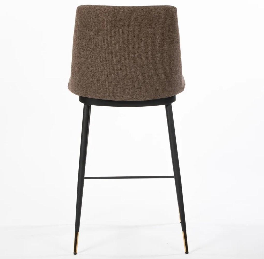 ROSSI BAR DARK BROWN ČALÚNENÁ BAROVÁ STOLIČKA brown