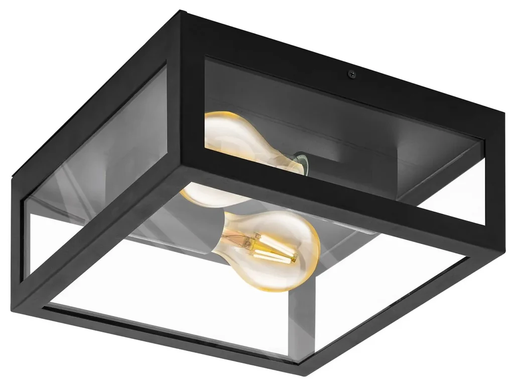 EGLO Dizajnové stropné svietidlo do kúpeľne AMEZOLA, 2xE27, 40W | BIANO