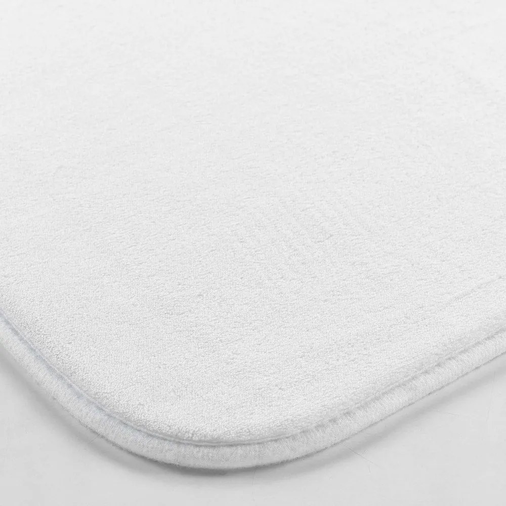 Biela WC kúpeľňová predložka 45x45 cm Vitamine – douceur d'intérieur