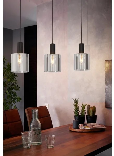 Eglo 98753 - Luster na lanku GOROSIBA 3xE27/40W/230V
