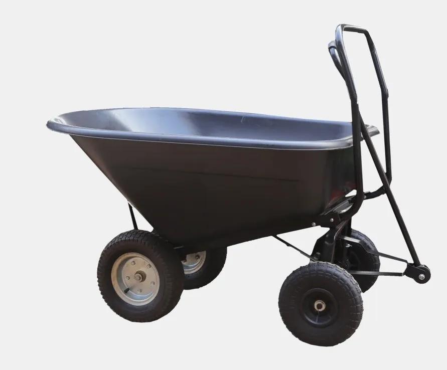Záhradný sklápací vozík štvorkolesový, 160l | REA7385