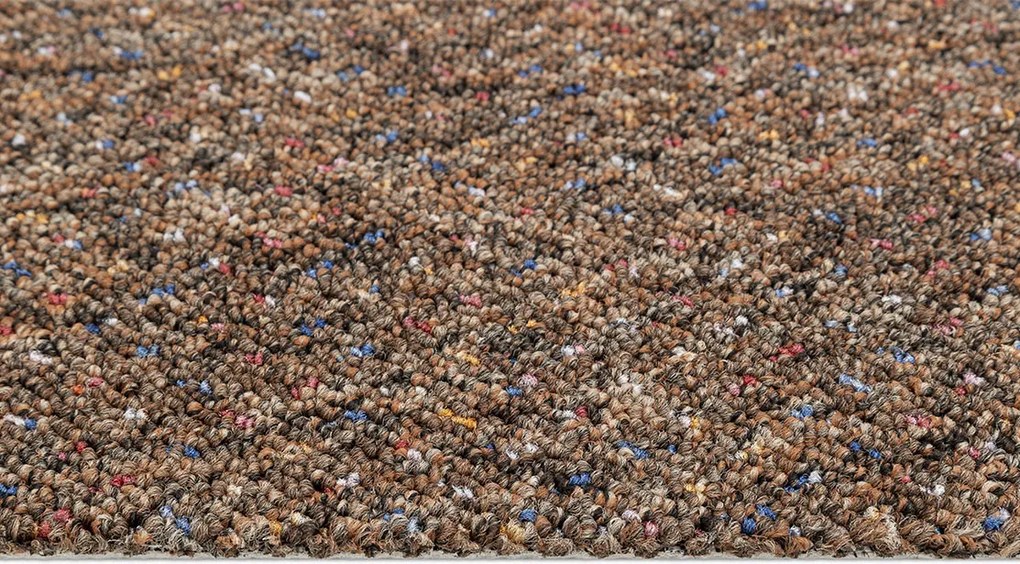 Metrážny koberec Virtuose 97, na mieru, šíře 4m, hnedá, filc, chodba / predsieň, Betap