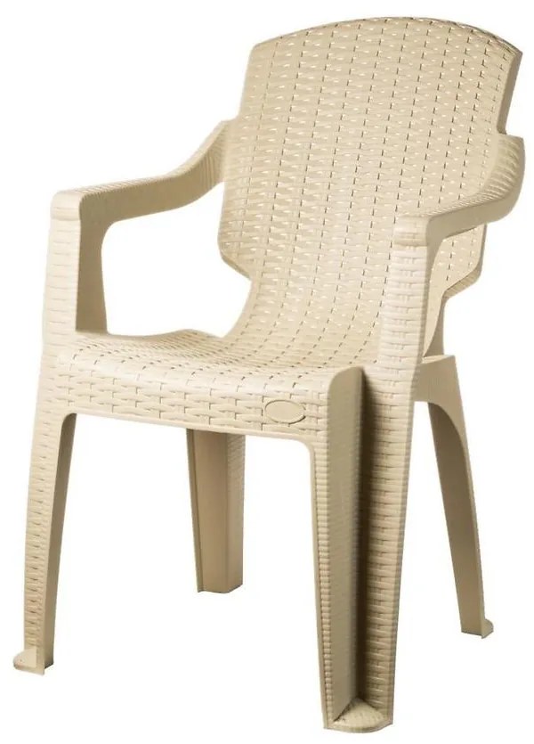 Plastová stolička Infinitty béžová