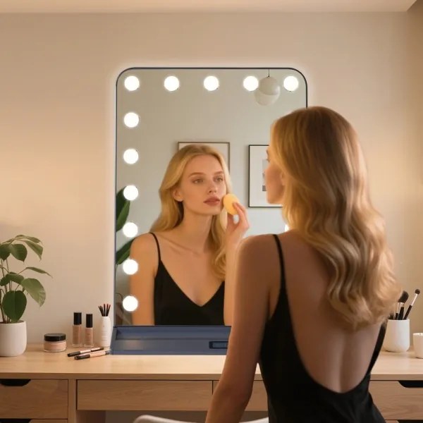 Immax 09101L - LED stmievateľné zrkadlo na líčenie HOLLYWOOD 18W/230V 3000/4200/6000K