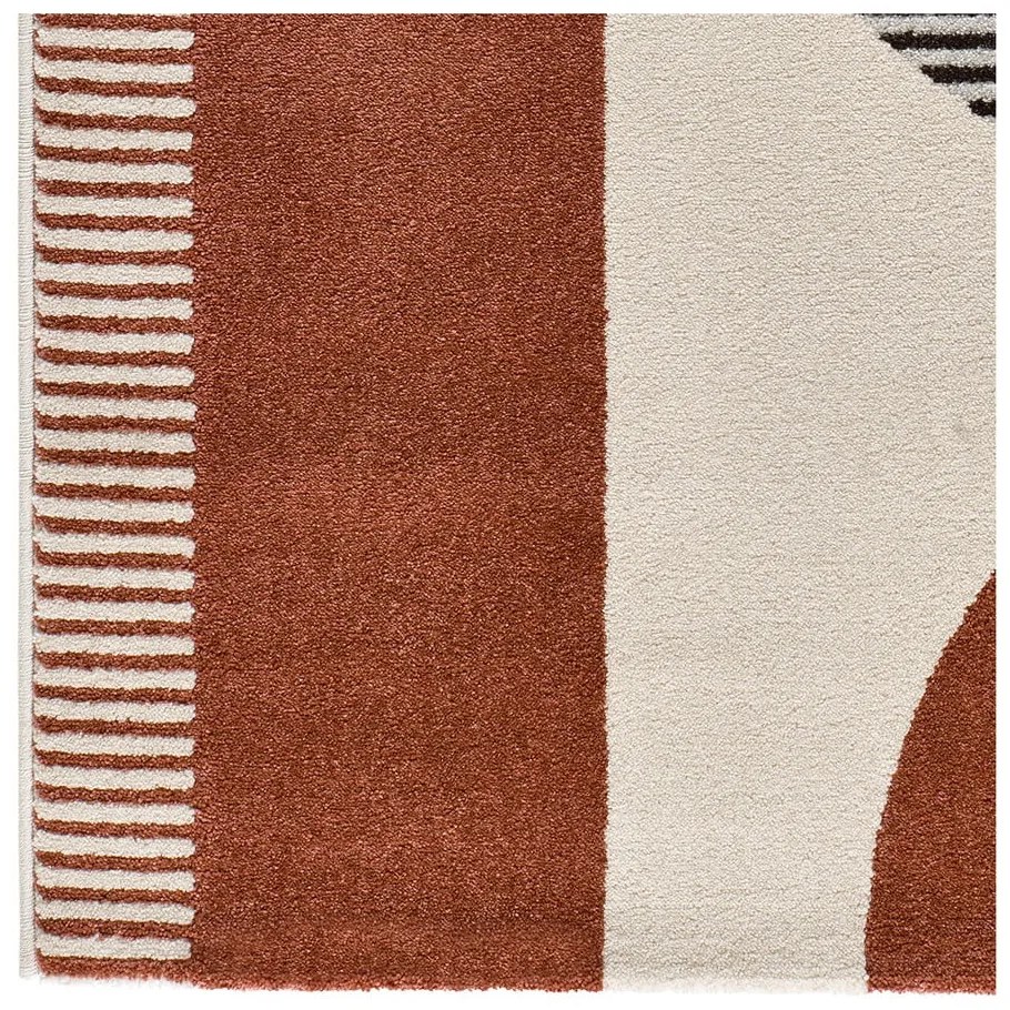 Červeno-sivý koberec 120x170 cm Gaia – Universal