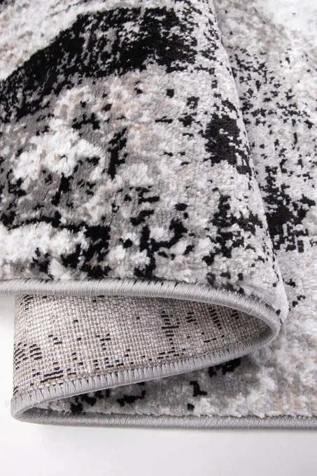 Koberec MAYA PR109 sivý / čierny