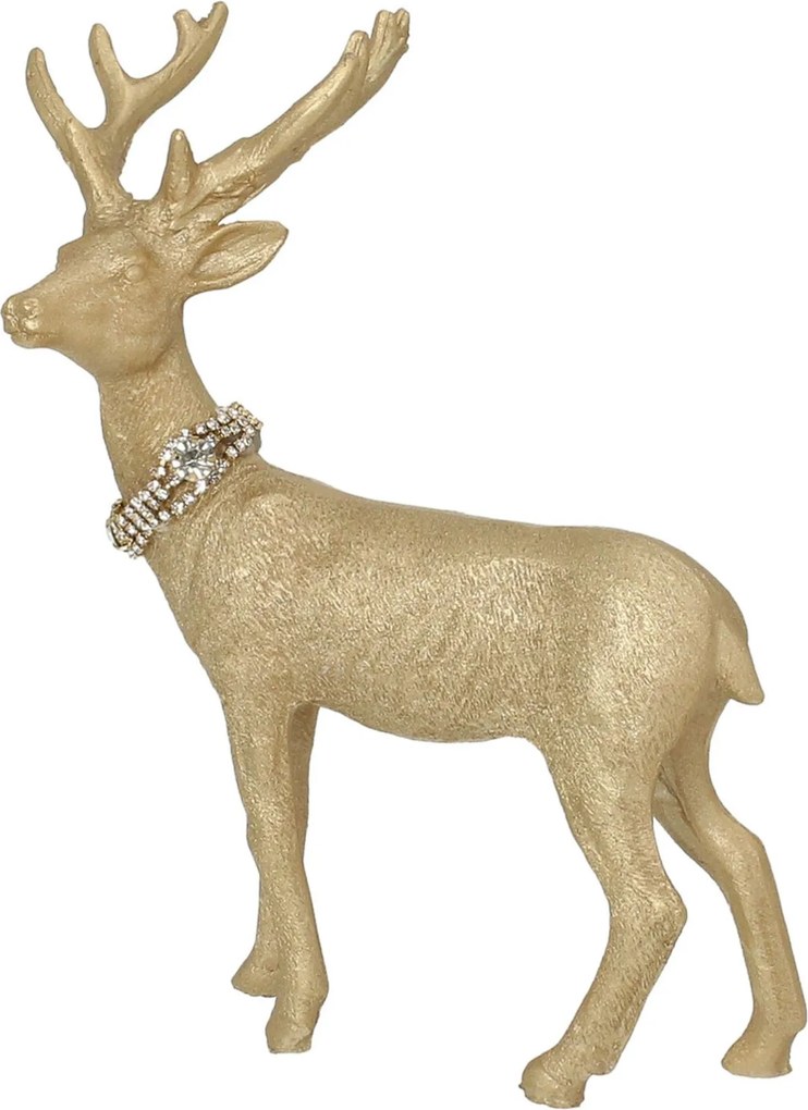Figúrka Deer Gold 18x8x23 cm