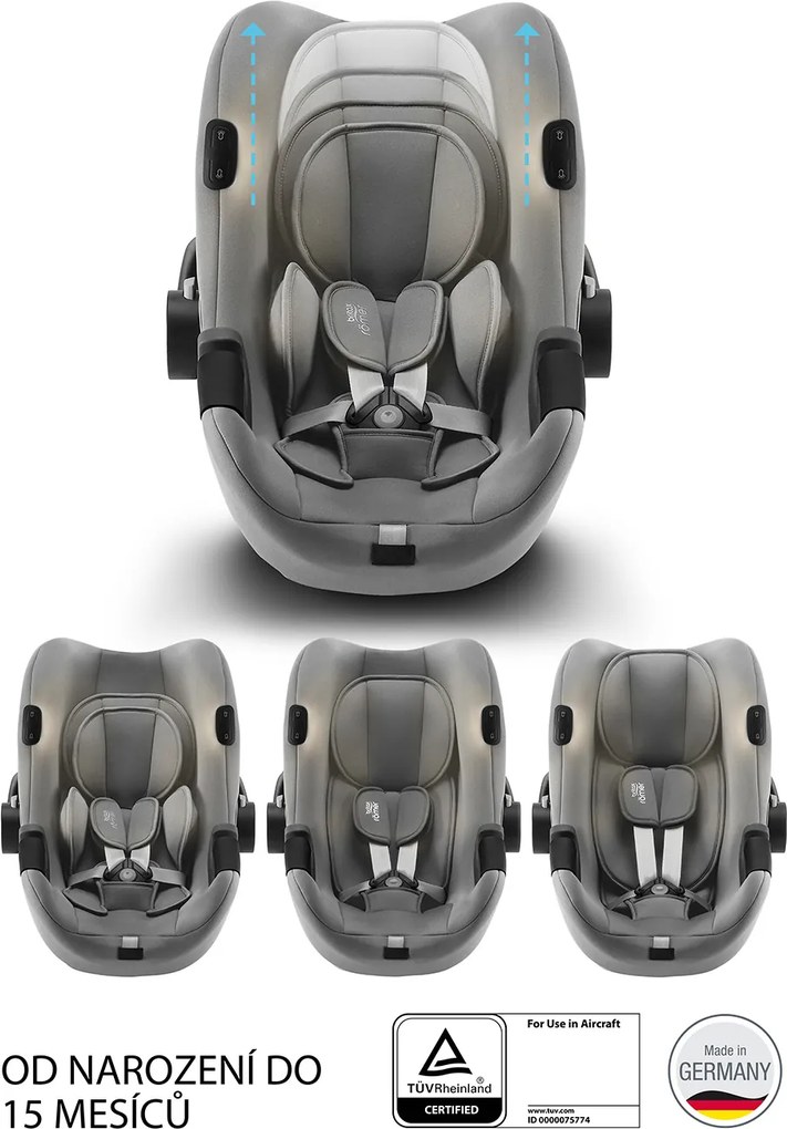 Autosedačka Baby-Safe iSense, Frost Grey