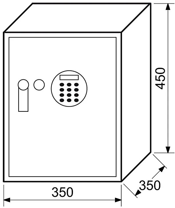 Elektronický sejf RICHTER  RS.45R.LA