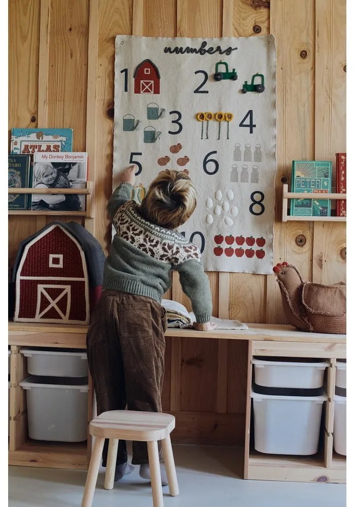 Detská nástenná dekorácia Farm Numbers – Lorena Canals