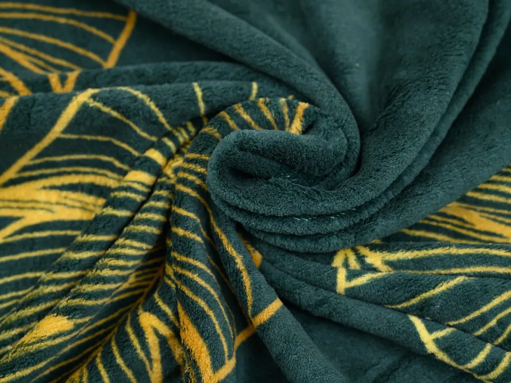 Obliečky mikroplyš VENECIA zelené Rozmer obliečok: 70 x 90 cm | 140 x 200 cm